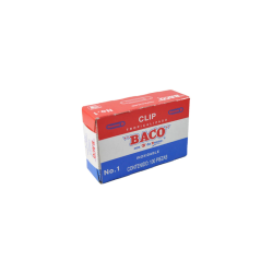 CLIPS TROPICALIZADO BACO No.1 100PZ