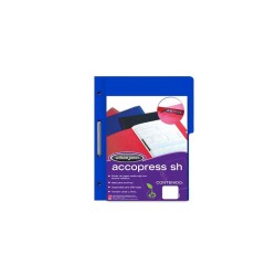 CARPETA T PRESSB OFICIO MC ACCO C/BROCHE 8CMS SIN PERCALINA AZUL