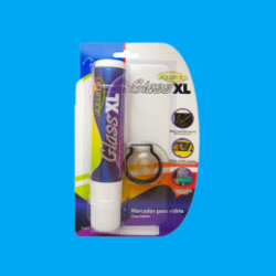 MARCADOR PARA VIDRIO AZOR AQUARELO GLASS XL BLANCO