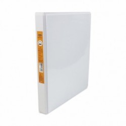 CARPETA VINIL PANORAMICA 361 CARTA BLANCA 0.5" ARILLO EN O 100HJ