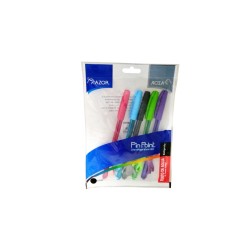 BOLIGRAFO AZOR PIN POINT+CORDON PUNTO FINO 0.7MM COLORES 5PZ