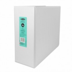 CARPETA VINIL PANORAMICA 386 CARTA BLANCA 5" ARILLO EN D 1050HJ