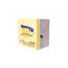 NOTAS ADHESIVAS JANEL MEMOTIP MINICUBO PASTEL 2X2 400HJS