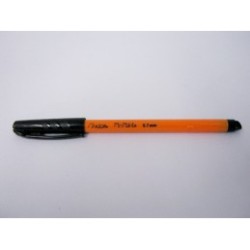 BOLIGRAFO PUNTO FINO 0.7MM PIN POINT NEGRA BARRIL AMARILLO