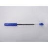 BOLIGRAFO MEDIANO AZOR 1.0MM AZUL TRANSPARENTE PIN POINT