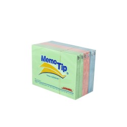 NOTAS ADHESIVAS JANEL MEMOTIP 3X4"100H PASTEL