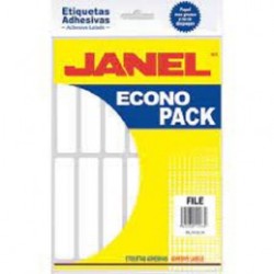ETIQUETA BLANCA JANEL ECONOPACK FILE 20X105MM
