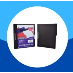 CARPETA T PRESSB WILSON JONES CARTA MC NEGRO C/BROCHE 8CMS SIN PERCALINA