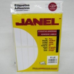 ETIQUETA BLANCA FILE 20X105MM 280 E CLASSICA No 2 JANEL