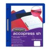 CARPETA T PRESSB CARTA MC ACCO C/BROCHE 8CMS SIN PERCALINA AZUL