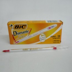 BOLIGRAFO PUNTO FINO ROJO BIC DIAMANTE