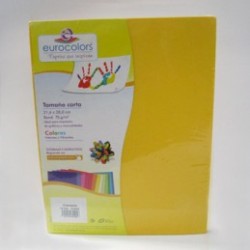 PAPEL CARTA CANARIO 100H EUROCOLOR
