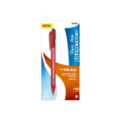 BOLIGRAFO MEDIANO ROJO RT KILOMETRICO 100 PAPER MATE