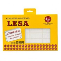 ETIQUETA CHICA BLANCA LESA 47X21MM 240