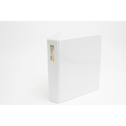 CARPETA VINIL CARTA KINERA 2.5" ARILLO EN (O) BLANCA