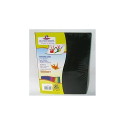 PAPEL CARTA NEGRO EUROCOLOR 100PZ