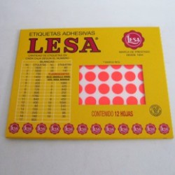 ETIQUETA CHICA FLOURES LESA 0 11MM 1056