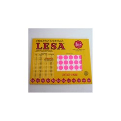 ETIQUETA CHICA FLOURES ROSA LESA 0 11MM 1056