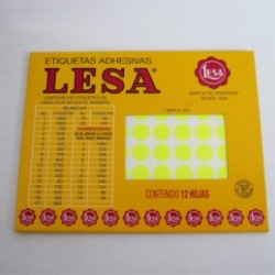 ETIQUETA CHICA FLOURES LESA 0 11MM 1056