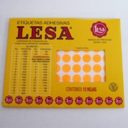 ETIQUETA CHICA FLOURES LESA 0 11MM 1056