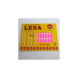 ETIQUETA CHICA FLOURES ROSA LESA 20X8MM 840