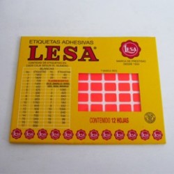 ETIQUETA CHICA FLOURES LESA 12X9MM 1080