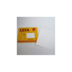 ETIQUETA CHICA BLANCA LESA 102X20MM 140