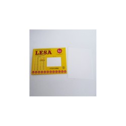 ETIQUETA CHICA BLANCA LESA 101X46MM 60