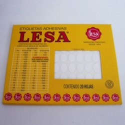 ETIQUETA CHICA BLANCA LESA 12X9MM 1800